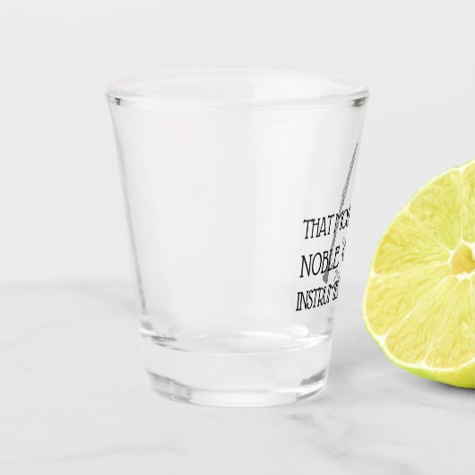 楽器のその最も気高い- Oboeの小グラス ショットグラス (左)