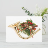 楽器のクリスマスのオーナメント シーズンカード (スタンド正面)