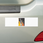 楽器のメドレー バンパーステッカー (車上)