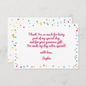 楽器の子供の誕生日お礼 サンキューカード (正面/裏面)