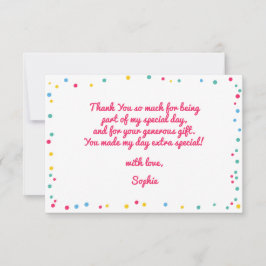 楽器の子供の誕生日お礼 サンキューカード