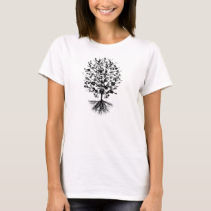 楽器の木のティー Tシャツ