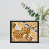 楽器の演奏会かパーティの招待状 招待状 (スタンド正面)