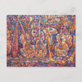 楽器の郵便はがきが付いている構成 ポストカード (正面)