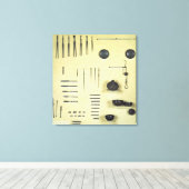 楽器は眼科医のケースから、ランスの キャンバスプリント (インサイチュ (ウッドフロア))