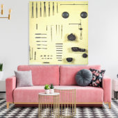 楽器は眼科医のケースから、ランスの キャンバスプリント (インサイチュ (リビング))