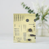 楽器は眼科医のケースから、ランスの ポストカード (スタンド正面)