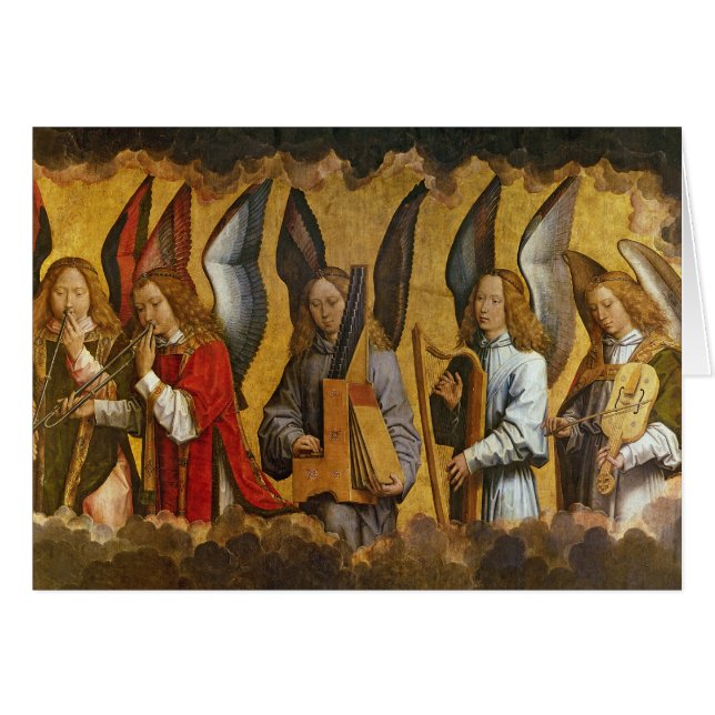 楽器を演奏する天使 (正面横)