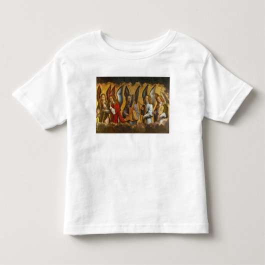 楽器を演奏する天使 トドラーTシャツ (正面)