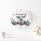 楽器を演奏する時間 ラージ壁時計 (ホーム)