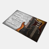 楽器恋人ギフト、音楽プレーヤー ドアマット (アングル)