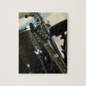 楽器音楽はギターの楽器をドラムをたたきます ジグソーパズル (縦)