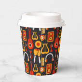 楽器 アート 紙コップ (右)