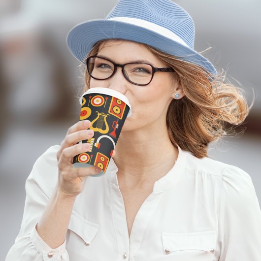 楽器 アート 紙コップ