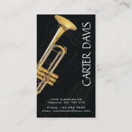 楽器-トランペット 名刺