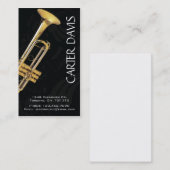 楽器-トランペット 名刺 (正面/裏面)