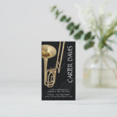 楽器-トロンボーン 名刺 (スタンド正面)