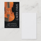 楽器-バイオリン 名刺 (正面/裏面)