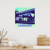 楽器 ポスター (キッチン)