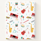 楽器 ミュージック テーマ 学校の科目 ノートブック (裏面)