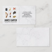 楽器 | 指揮者 名刺 (正面/裏面)