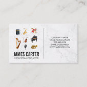 楽器 | 指揮者 名刺 (正面)