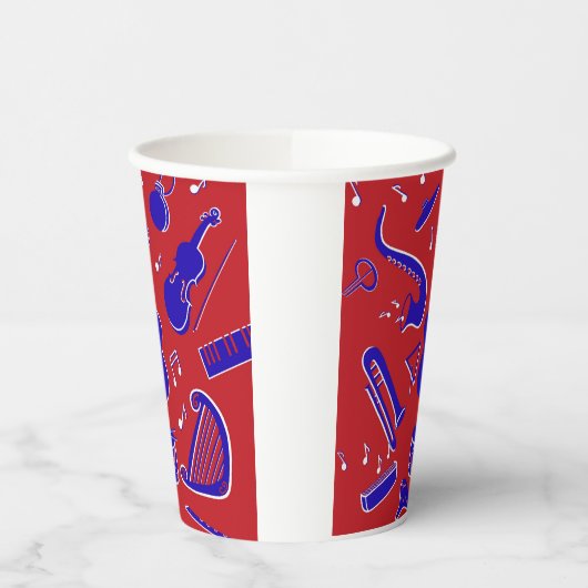 楽器 紙コップ (左)