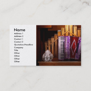 楽器- Accordian - accordian器官 名刺