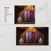 楽器- Accordian - accordian器官 名刺 (正面/裏面)