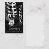 楽器- Mic 名刺 (正面/裏面)