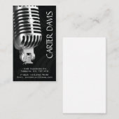 楽器- Mic 名刺 (正面/裏面)