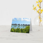 楽園があなたを歓迎 カード (黄色い花)