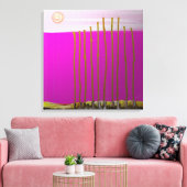 楽園での生活 キャンバスプリント (インサイチュ (リビング))