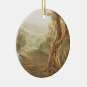 楽園でアダムとイブを観測するサタン セラミックオーナメント (右)