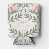 楽園で愛パーソナライズされた鳥 缶クーラー (正面)