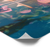 楽園で泳ぐニラビ ポスター (角)