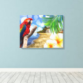 楽園に住む キャンバスプリント (インサイチュ (ウッドフロア))