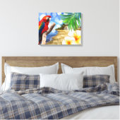 楽園に住む キャンバスプリント (インサイチュ (寝室))