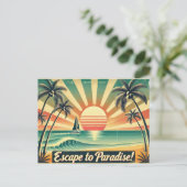 楽園に逃げろ！ ポストカード (スタンド正面)