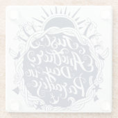 楽園のちょうど別の日 ガラスコースター (裏面)