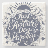 楽園のちょうど別の日 ストーンコースター (正面)