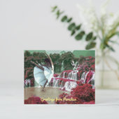 楽園のはがきからの挨拶 ポストカード (スタンド正面)