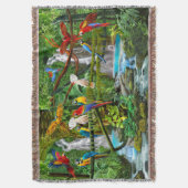 楽園のオウム スローブランケット (正面縦)