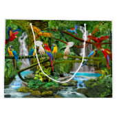 楽園のオウム ラージペーパーバッグ (裏面)