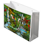 楽園のオウム ラージペーパーバッグ (正面アングル)