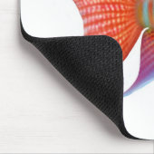 楽園のグラミーの魚のマウスパッド マウスパッド (コーナー)