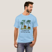 楽園のパームツリー Tシャツ (正面フル)