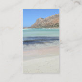 楽園のビーチの名刺 名刺 (裏面)