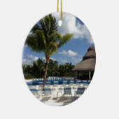 楽園のビーチ セラミックオーナメント (右)