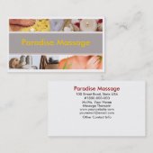 楽園のマッサージ 名刺 (正面/裏面)